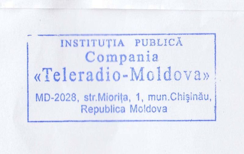 QSL-lettre de R.MOLDOVA en PO. 200313063651782656